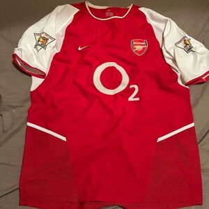 2003-04 Nike Aresnal Large Patrick Vieira Home Jersey